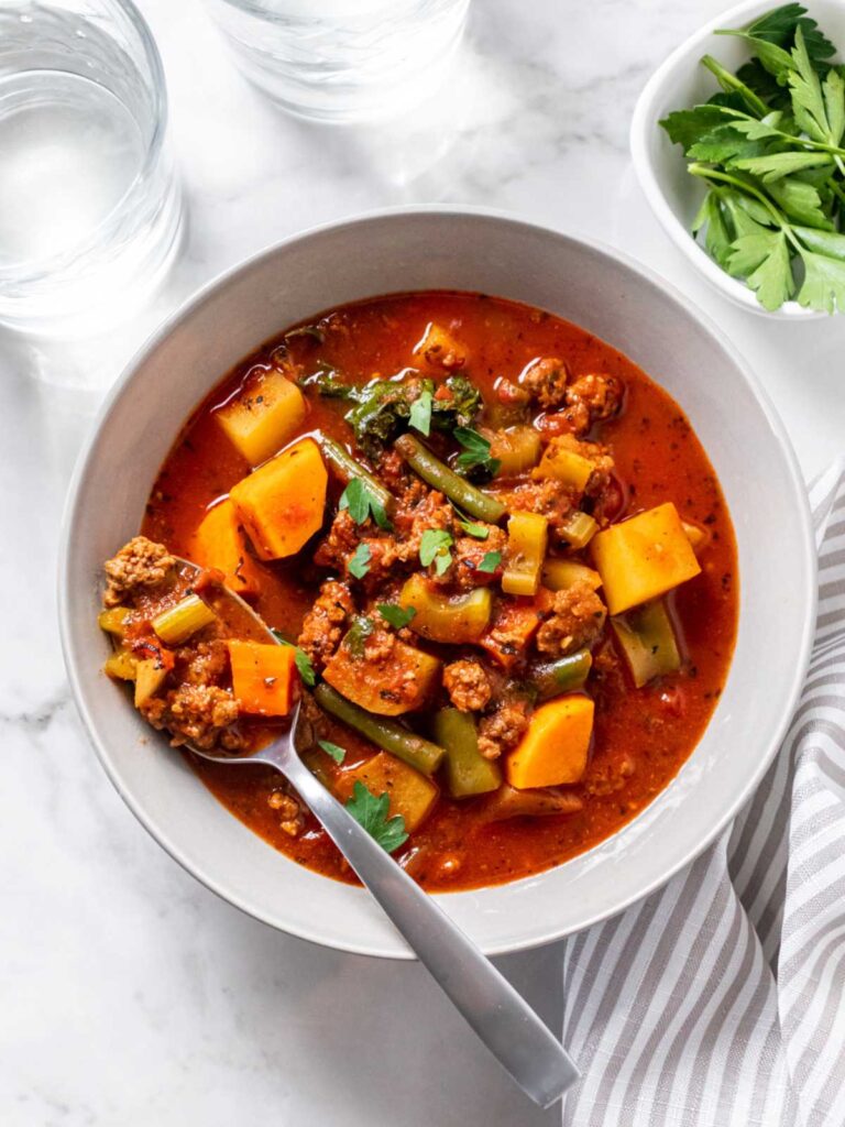 Healthy Hamburger Soup