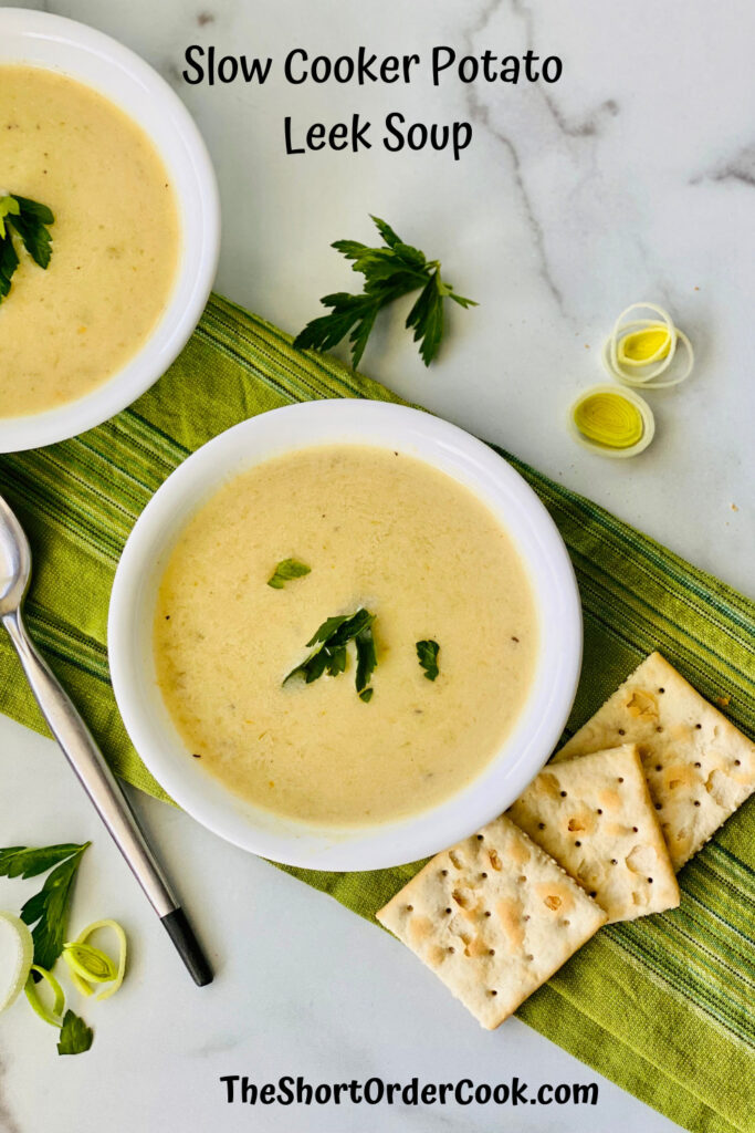 Slow Cooker Potato Leek Soup